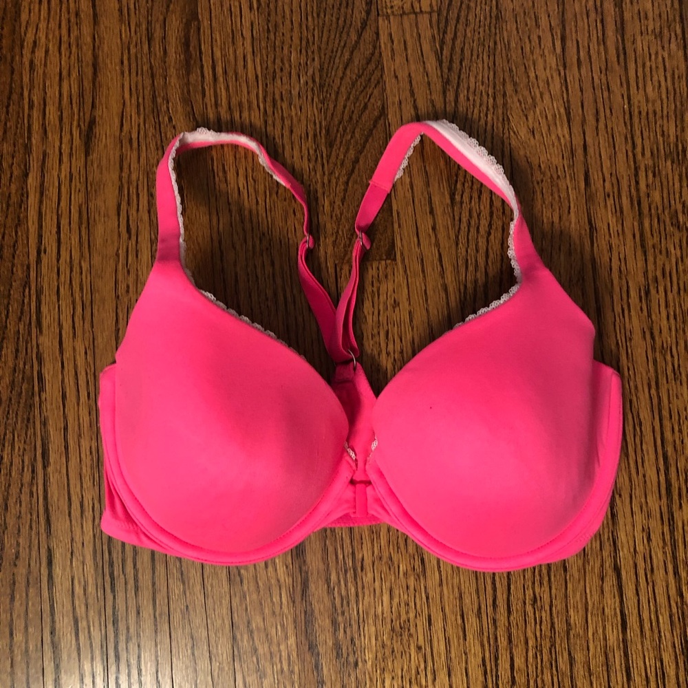 Hot Pink Body by Victoria Racerback Demi Bra | Size 34DD